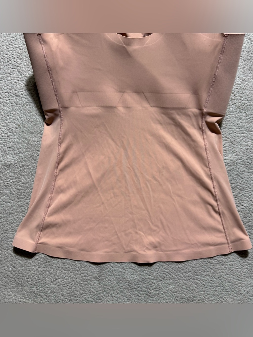 Evelyn & Bobbie Top Womens Medium Structured Scoop Bra Tank Himalayan Salt Tee - Picture 9 of 11